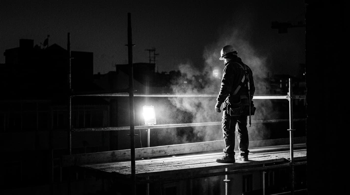 Trabalho Noturno na Construção Civil: Direitos, Remuneração e Regras 2026